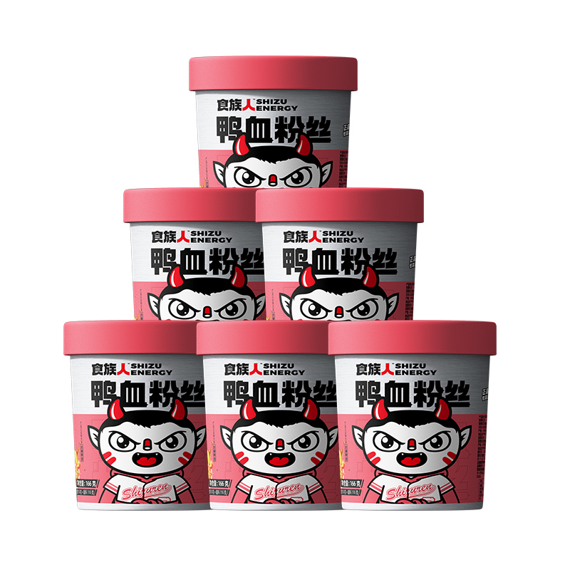 88VIP：食族人 火辣爆肚粉163g*6桶 44.56元（需用券）