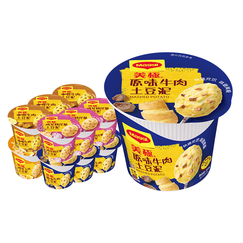 美极 Maggi 雀巢土豆泥 35g*4盒 ￥18.8