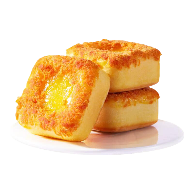 盼盼 岩烧乳酪布蕾烧蛋糕 咸蛋黄肉松味 *2箱 22.9元