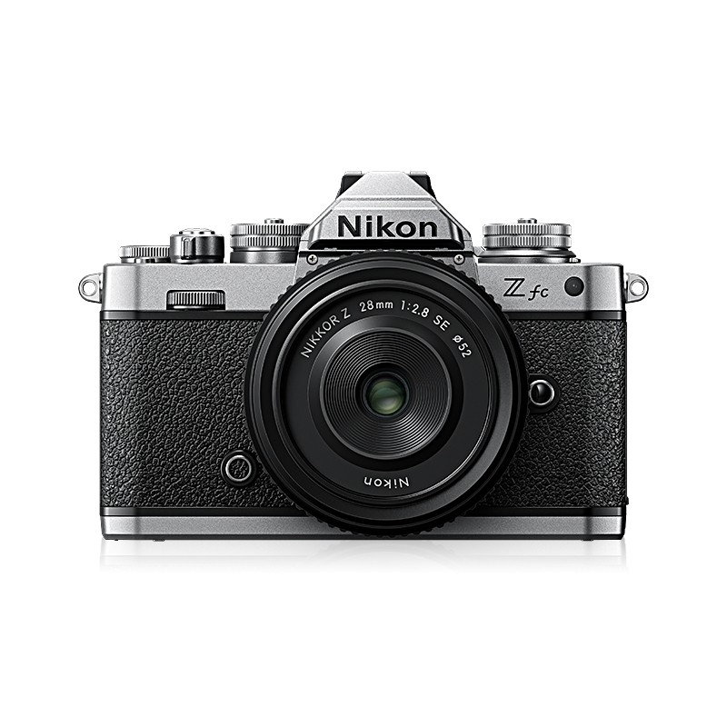 Nikon 尼康 Z fc APS-C画幅 微单相机 银黑色 Z 28mm F2.8 SE 定焦镜头 单头套机 6999