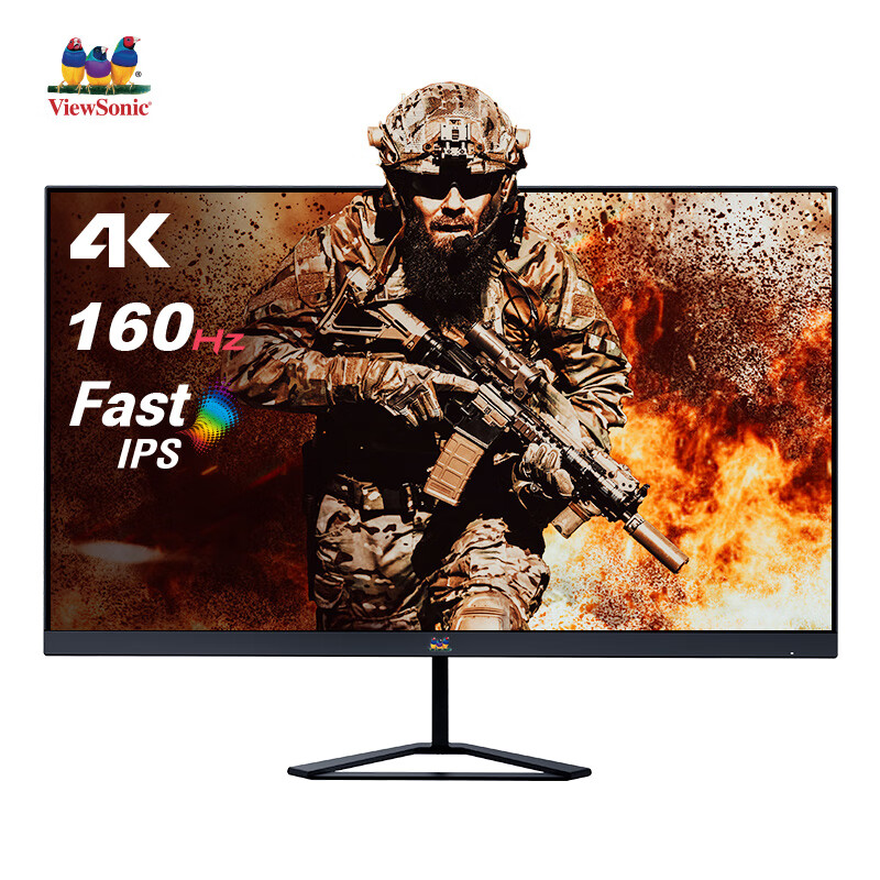 ViewSonic 优派 VX2758-4K-PRO-2 27英寸 IPS G-sync FreeSync 显示器（3840×2160、160Hz、100%s