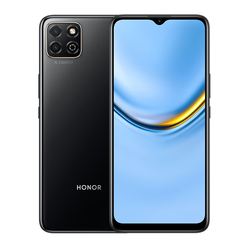 移动端：HONOR 荣耀 畅玩20a 5000mAh 4GB+128GB 幻夜黑 498元