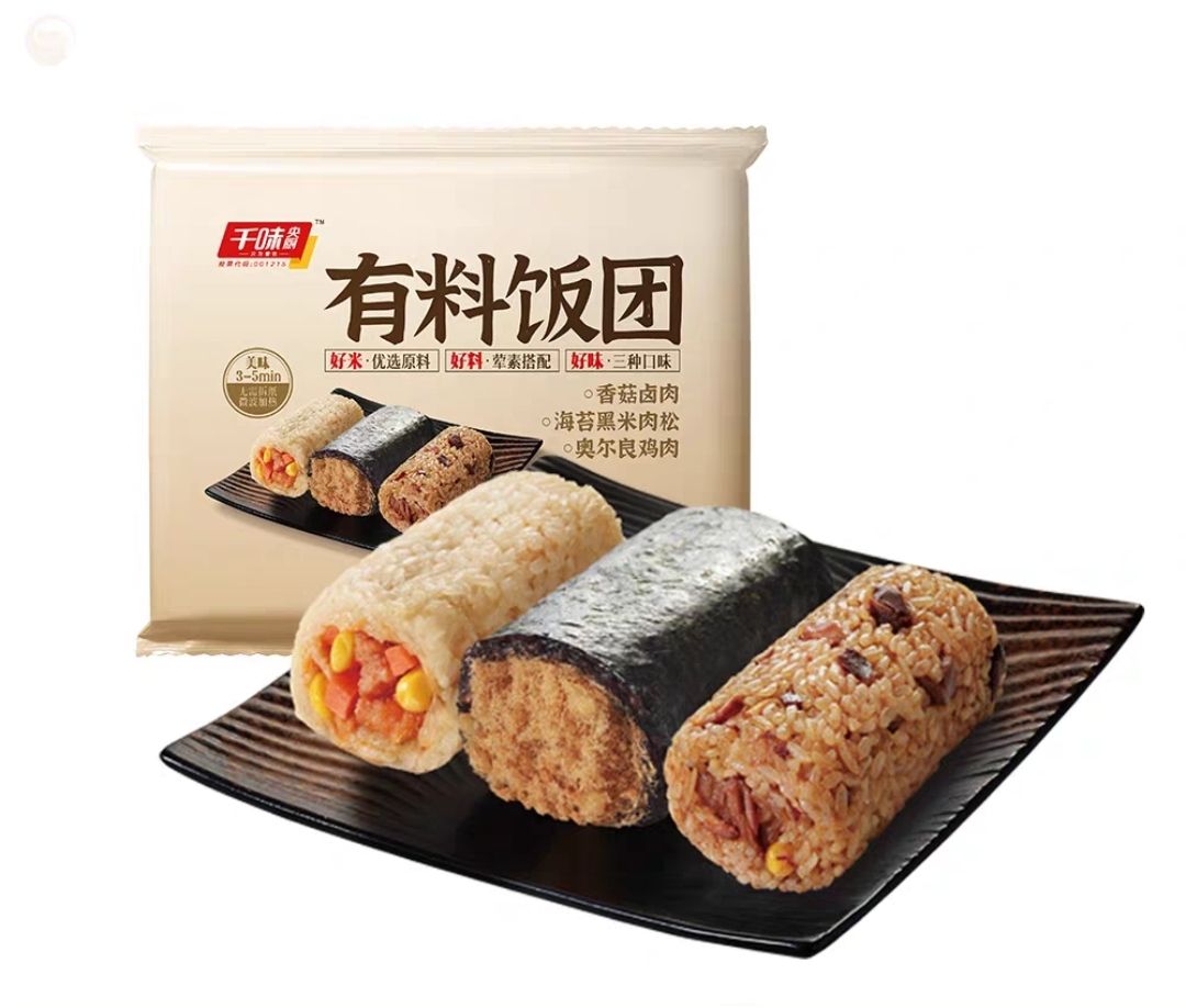 千味央厨 有料饭团 450g（任选5件） 9.69元（需买5件，需用券）