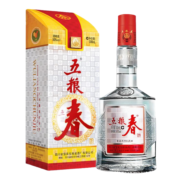 五粮液 五粮春 50° 浓香型白酒 500ml 180元