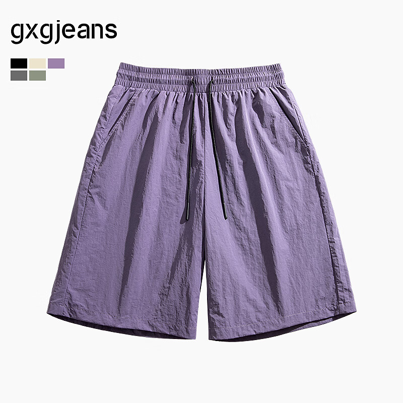 gxgjeans gxg.jeans 短裤 紫色 预售7月25日发货 L (175) -31码 49元（需用券）