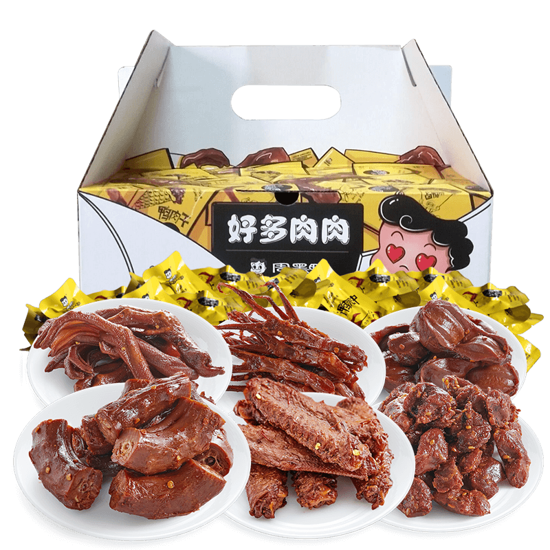 周黑鸭 好多肉肉大礼包 500g 49.9元