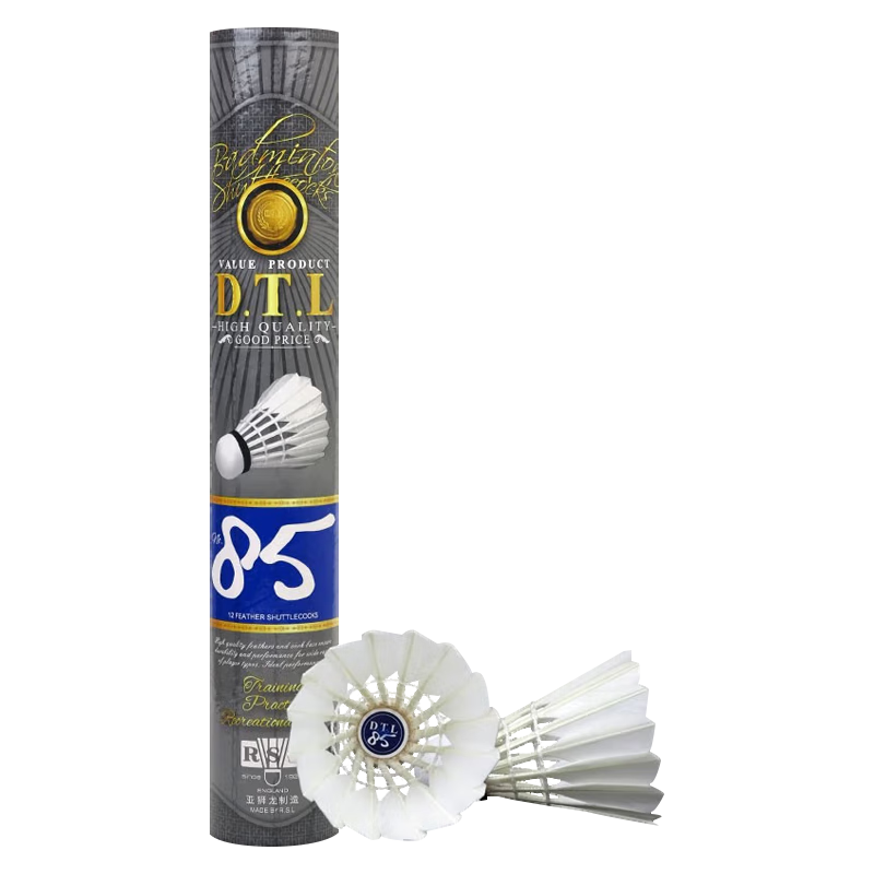RSL 羽毛球 大桐利系列 DTL羽毛球耐打 比赛训练用球 DTL-85 77速 97元