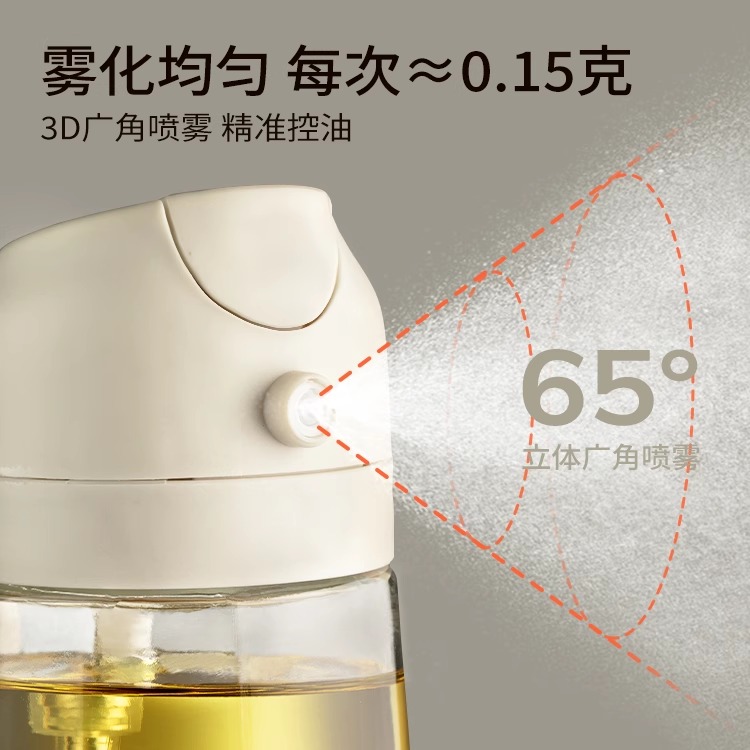 88VIP：素味 SOWE 喷倒两用玻璃油壶 家用厨房 470ml 现代简约 北欧风格 13.11元