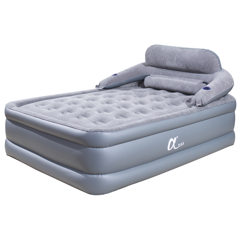 阿尔法三层充气床垫家用气垫床加高加厚冲气床电动充气简易折叠打地铺床 