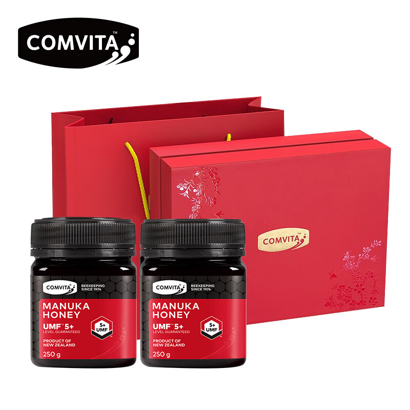 COMVITA 康维他 麦卢卡蜂蜜礼盒装佳品5+250g新西兰天然蜂蜜 （UMF5+）250g 219元