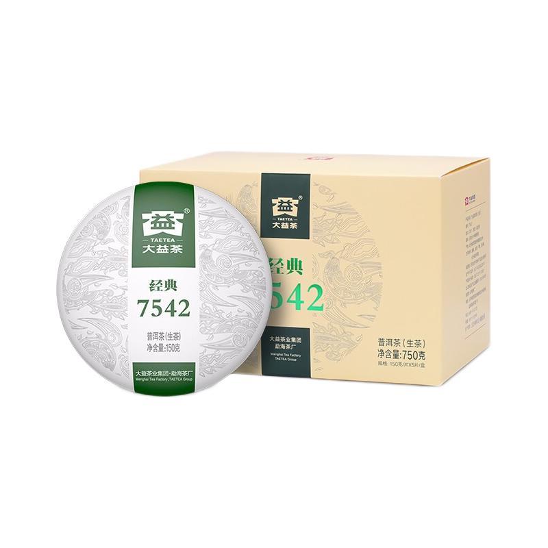 TAETEA 大益 普洱茶 生茶 150g*5饼 348元