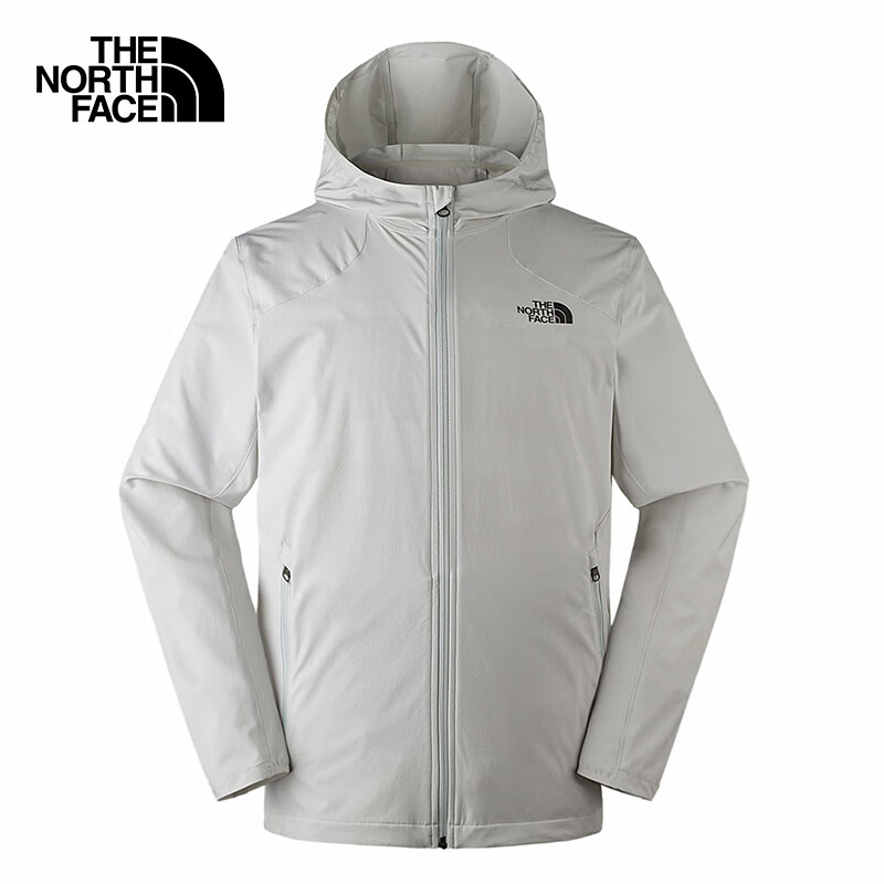 THE NORTH FACE 北面 防晒衣男户外防风夹克8AUR 灰色/9B8 M 398元