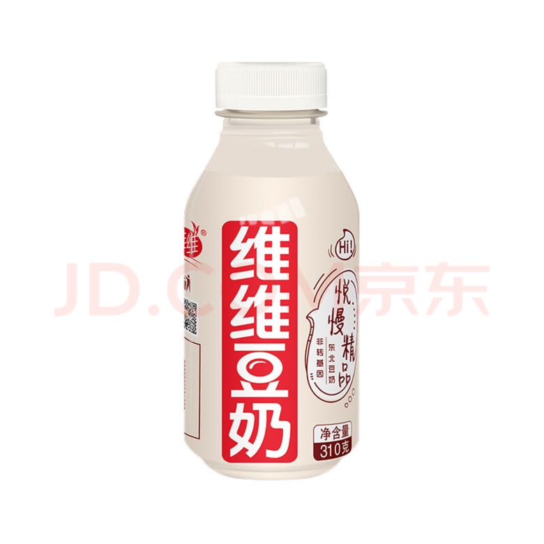 维维 悦慢豆奶植物蛋白饮料310g*1瓶 1.95元