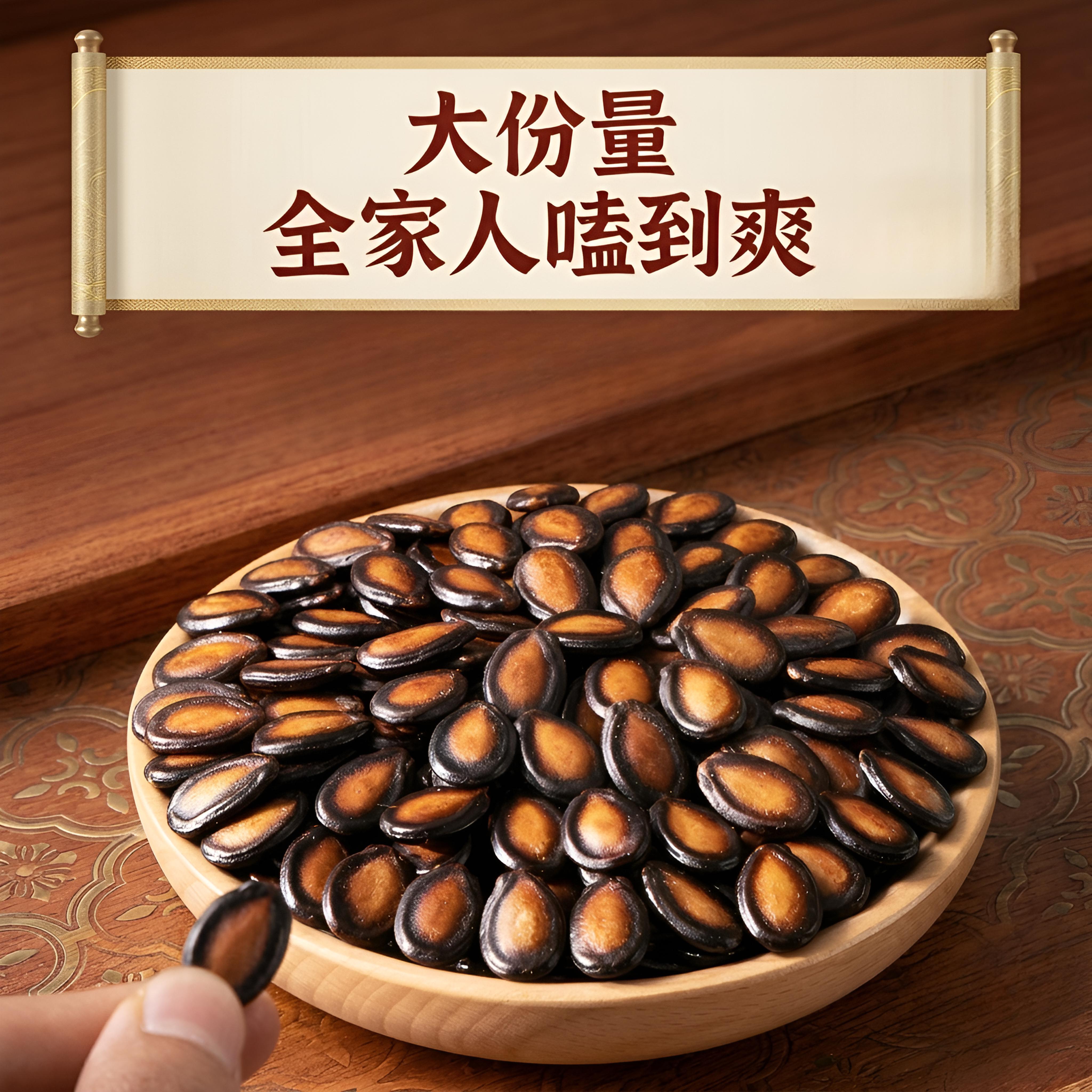 四季发 甘草味黑瓜子400g*2袋 19.9元 - 线报酷