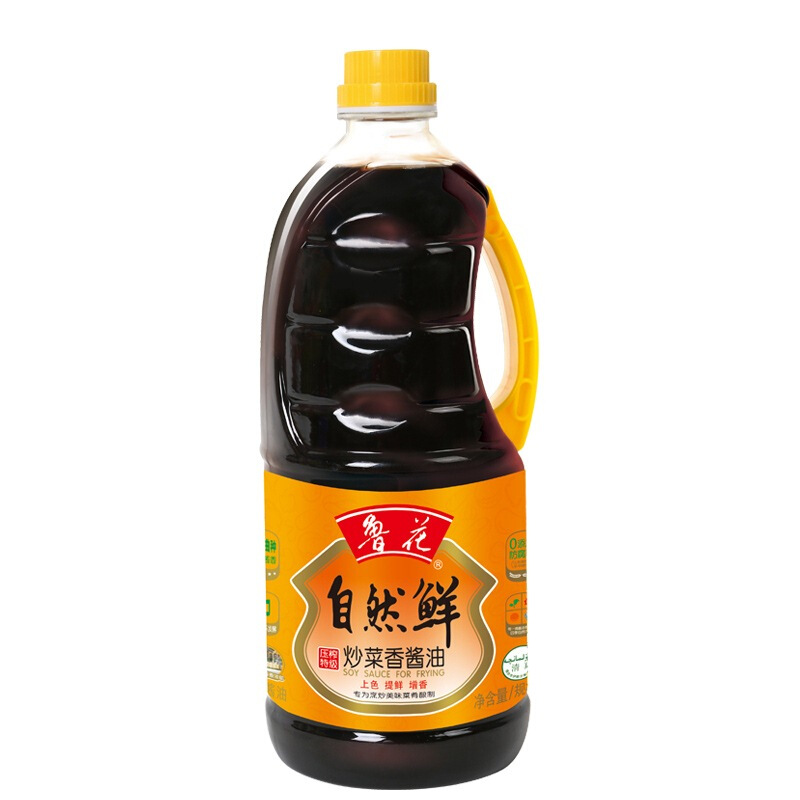 luhua 鲁花 自然鲜炒菜香酱油 1L 9.3元