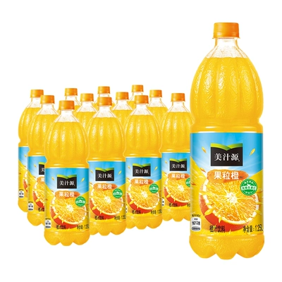 88VIP：美汁源 果味饮料果粒橙橙汁1.25Lx12瓶 71.15元包邮（需用券）