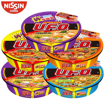 NISSIN 日清食品 UFO飞碟炒面方便面5盒多口味组合装泡面干拌面整箱速食 ￥24.