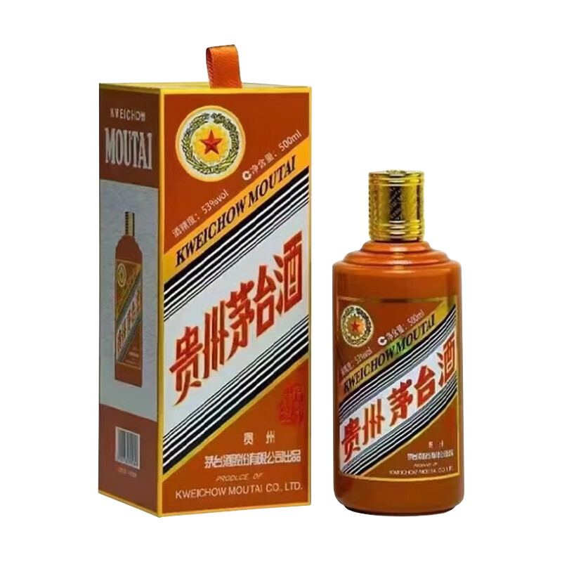 PLUS会员：茅台 生肖纪念 甲辰龙年 酱香型白酒 53度 500ml 单瓶装 2721.01元包邮