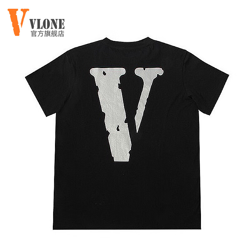 VLONE 美版 男士纯棉大V短袖 104元