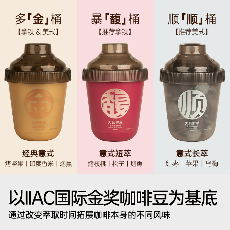 88VIP：Coffee Box 连咖啡 大师鲜萃 暴馥桶 经典意式浓缩黑咖啡 3g*50颗 91.93元包