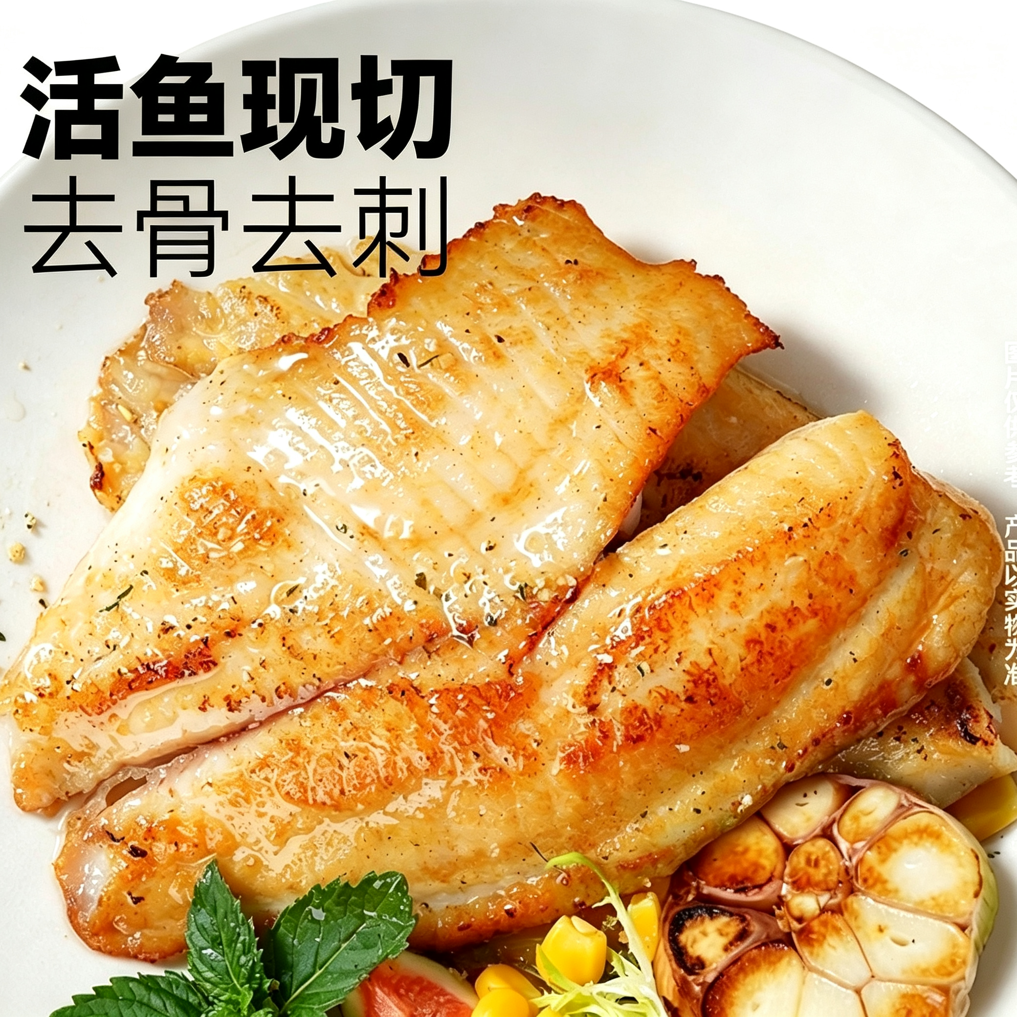 大希地 黑椒鱼排 2袋 活鱼现杀 人工去刺 11.17元（需买6件，需用券）