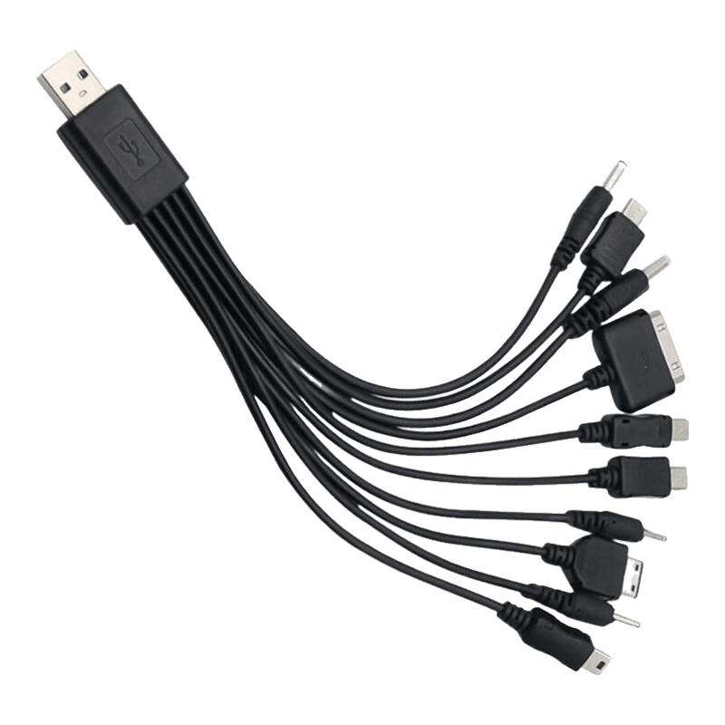 USB十合一多功能数据线充电线 1条装---1.9元 包邮
