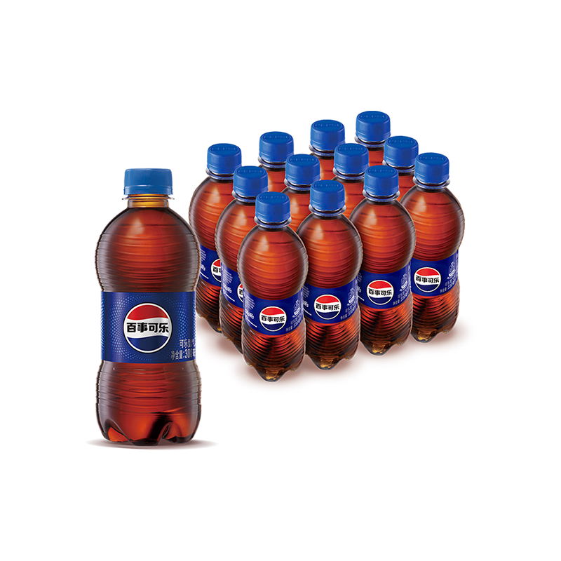 百事可乐 原味可乐300ml*12瓶 碳酸饮料 仅1.12元/瓶（共13.49元）