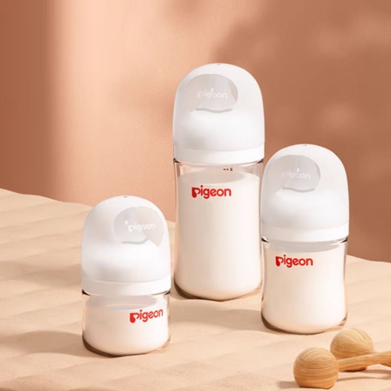 贝亲 自然实感宽口径玻璃奶瓶80ml/160ml/240ml 26.9元 - 线报酷