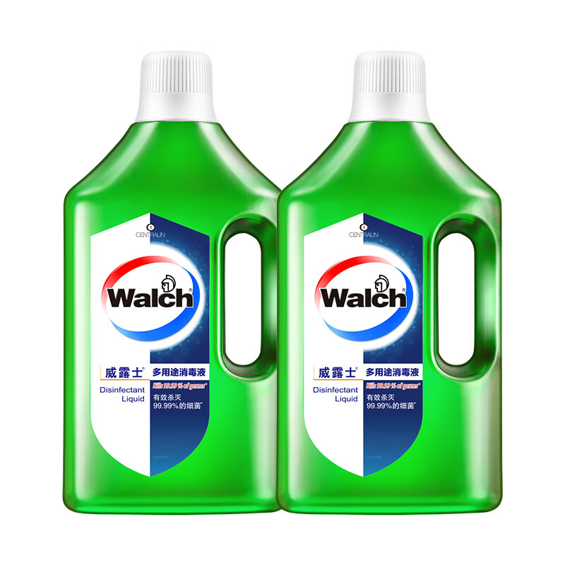 PLUS会员：Walch 威露士 衣物家居多用途消毒液 1L*2瓶 39.68元（需领券）