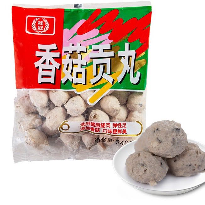 桂冠 香菇贡丸 340g 10.8元（需用券）