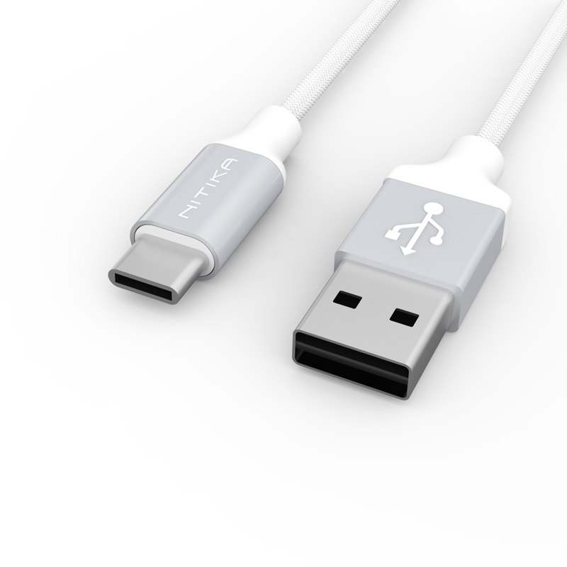 星系源 USB-A转Type C数据线 2.4A 1m 两条装 5.9元（需用券）