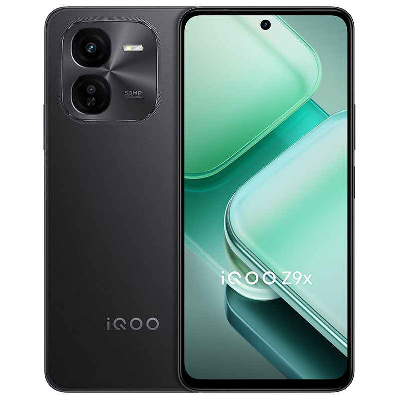 PLUS:vivo iQOO Z9x 12GB+256GB 曜夜黑 6000mAh 电池 4nm第一代骁龙 6 磐石缓震架构 电