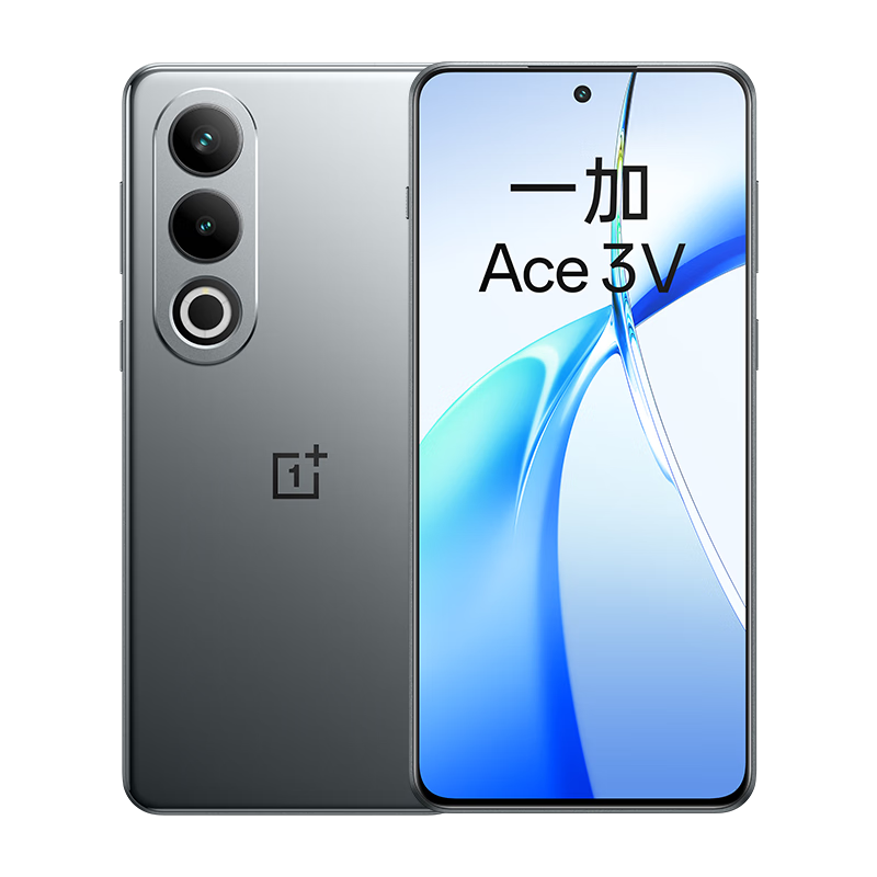 plus会员、限地区：一加 Ace 3V 12GB+256GB 钛空灰 1372.33元（限符合补贴地区）