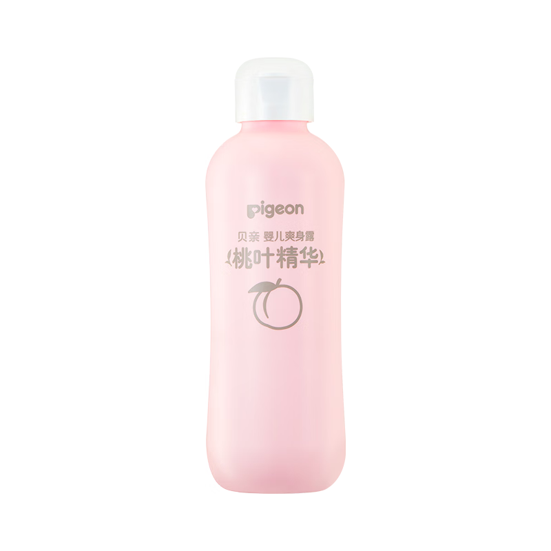 PLUS会员：贝亲 桃子水 儿童液体爽身露 200ml*2支 42.8元包邮，折21.4元/支（需