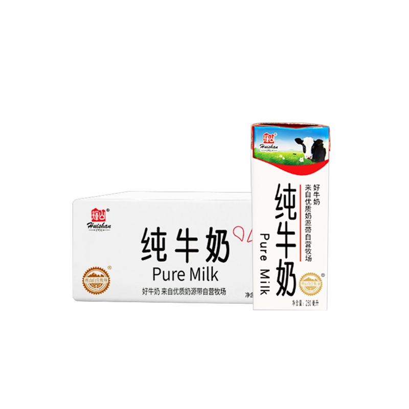 Huishan 辉山 纯牛奶250ml*24盒经典整箱学生早餐专用奶官方旗舰店商用批发 ￥3