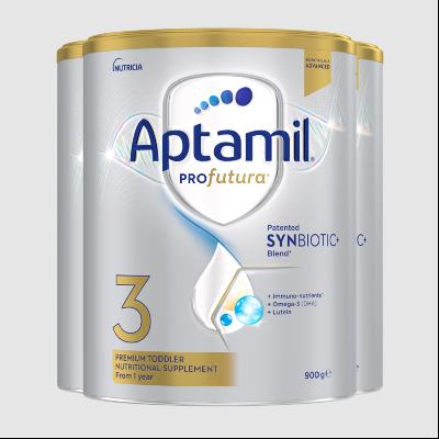 Aptamil 爱他美 澳洲白金版进口奶粉 3段900g*3罐 636元 包邮包税（合212元/罐）