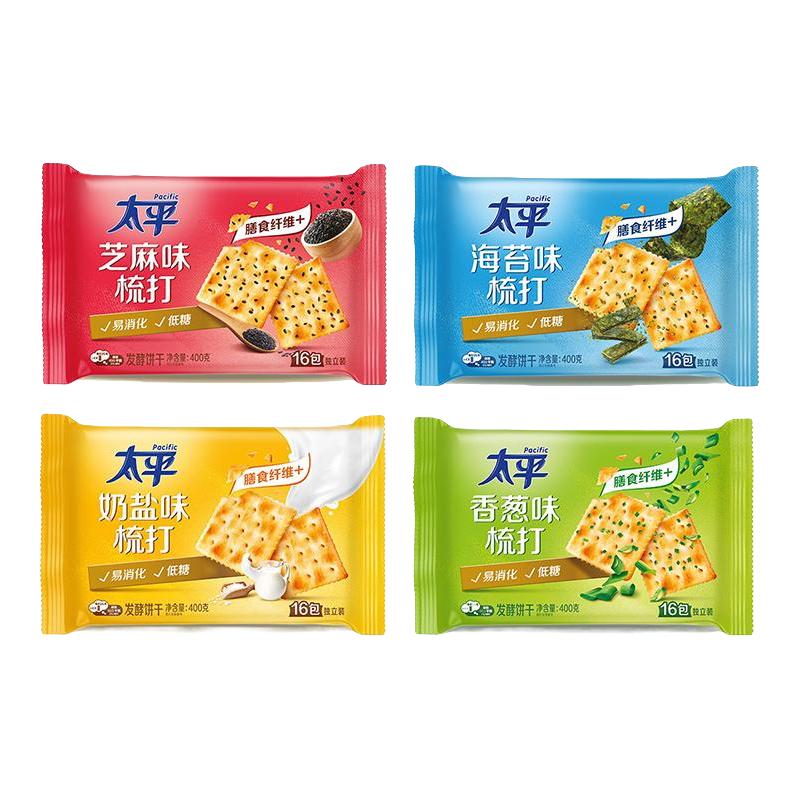 太平 梳打饼干 奶盐味 400g*1袋 5.45元
