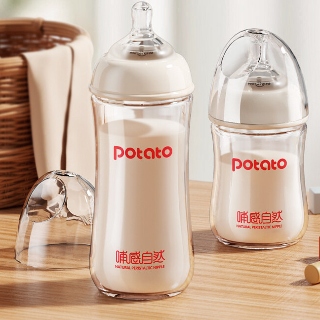 potato 小土豆 哺感自然系列 玻璃奶瓶 240ml 40.95元