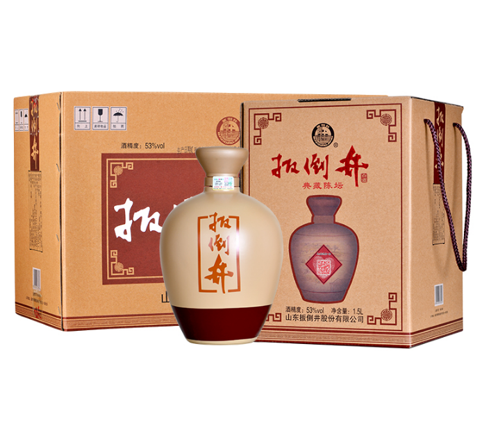 小降2元,国家地理标志产品:扳倒井 陈坛白酒 1500mlx2坛 双重优惠后