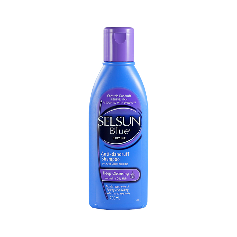 Selsun blue 澳洲selsun 控油止痒改善头屑舒缓深层清洁洗发水 200ml 22.5元