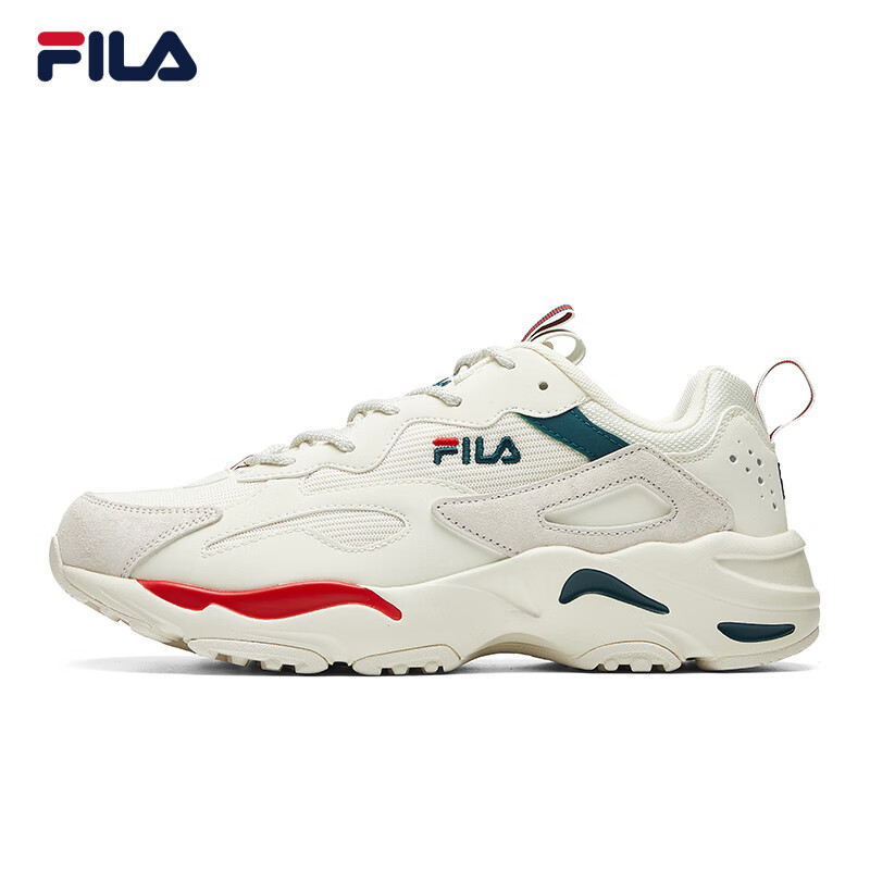 FILA 斐乐 TRACER 女子老爹鞋2024秋透气休闲百搭网面跑步鞋 281.5元（需买2件，