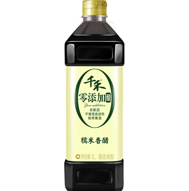 千禾 零添加 糯米香醋 1L 9.9元