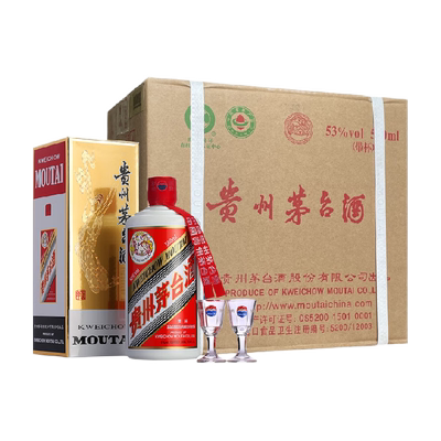 再降价、88VIP：茅台 飞天 53度 酱香型白酒 500ml*6瓶 原封原箱装 14050元+50元淘