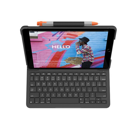 logitech 罗技 ik1055BK iPad 10.2英寸 蓝牙键盘保护套 黑色 549元