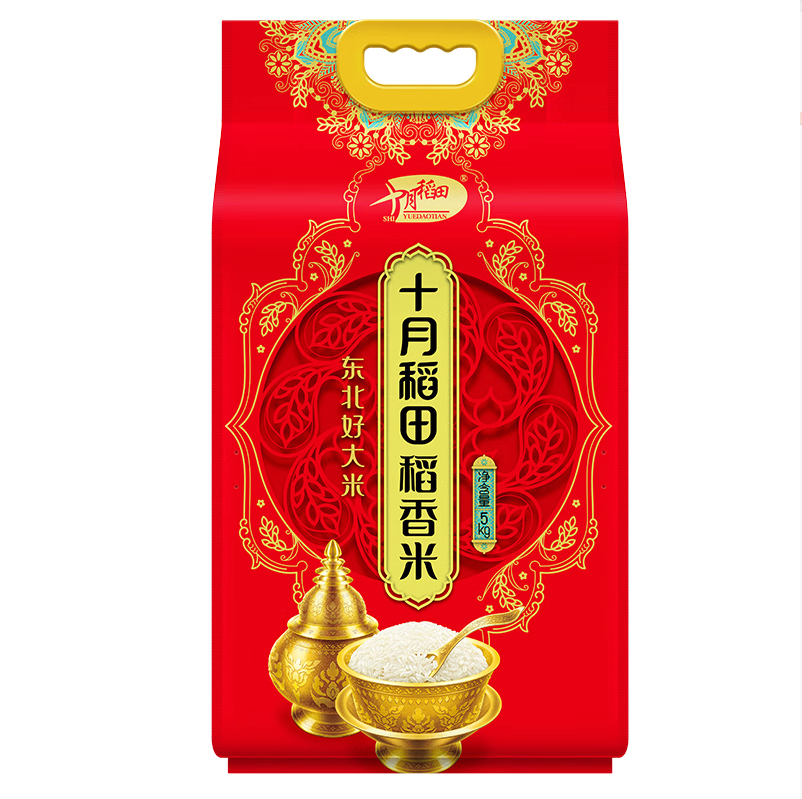 88VIP：SHI YUE DAO TIAN 十月稻田 稻香米 10斤 40.75元