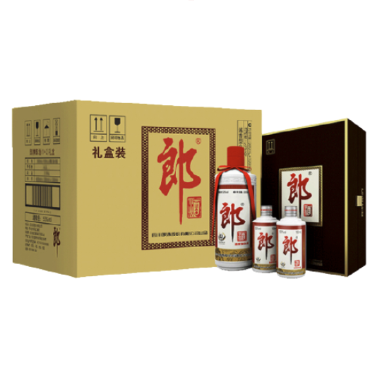 郎酒 普郎 酱香型白酒经典 53度 500mL*2瓶 600元