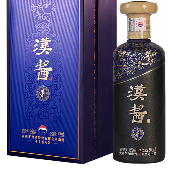 移动端、京东百亿补贴：MOUTAI 茅台 汉酱 茅 53%vol 酱香型白酒 500ml 单瓶装 587