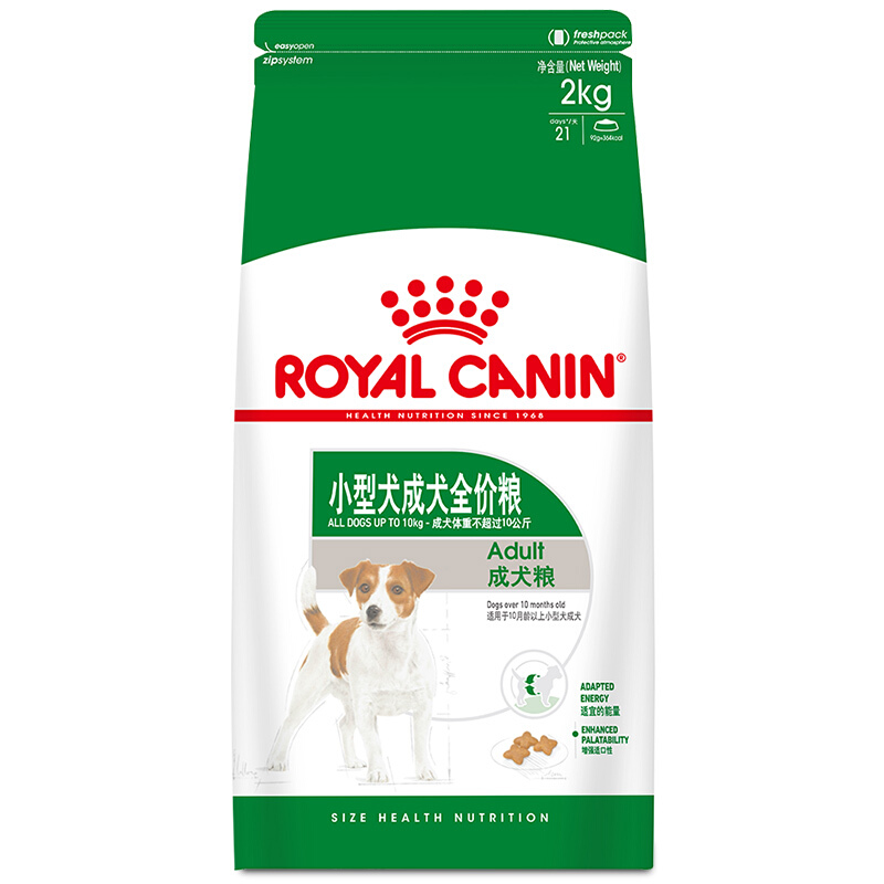 88VIP：ROYAL CANIN 皇家 PR27小型犬成犬狗粮 2kg 91.2元