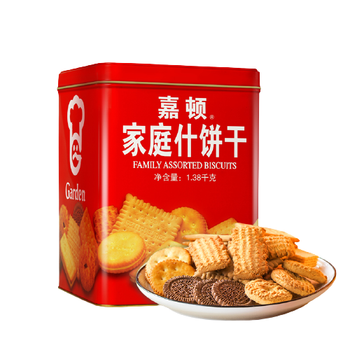 88VIP：嘉顿 家庭什饼干 混合口味 1.38kg 62.79元（需用券）