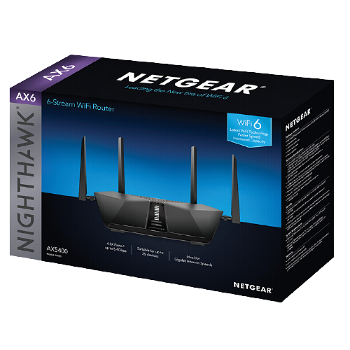 NETGEAR 美国网件 RAX50 双频5400M 家用千兆无线路由器 Wi-Fi 6 单个装 认证翻新 34